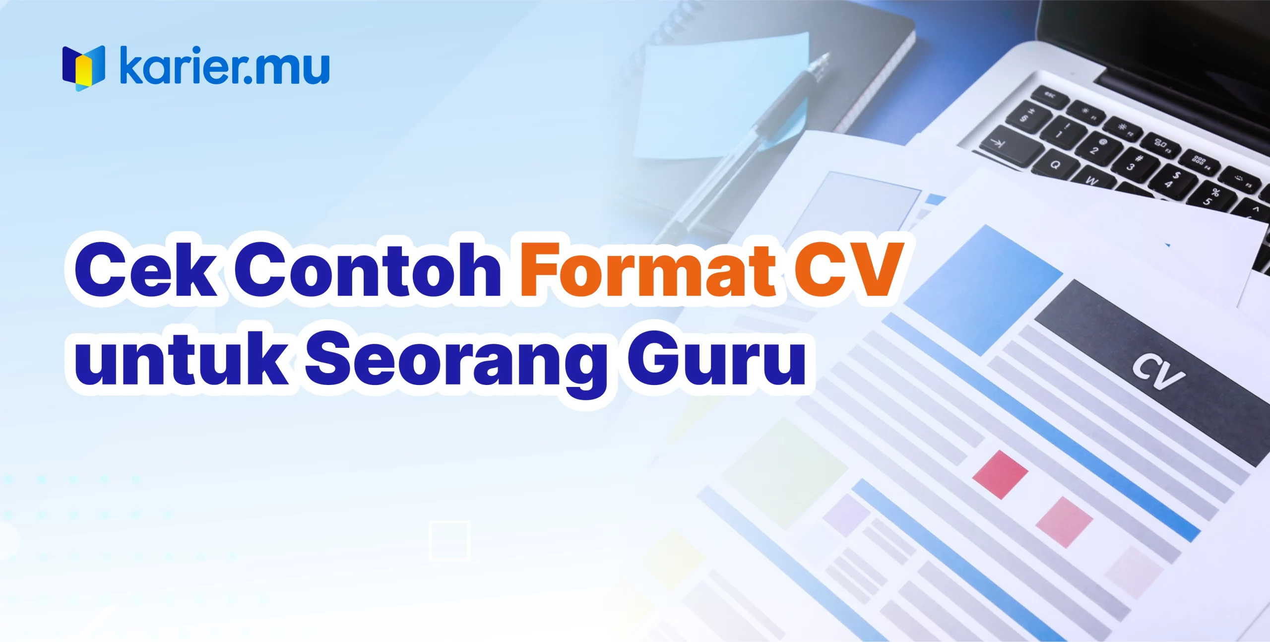 cek contoh format cv untuk seorang guru