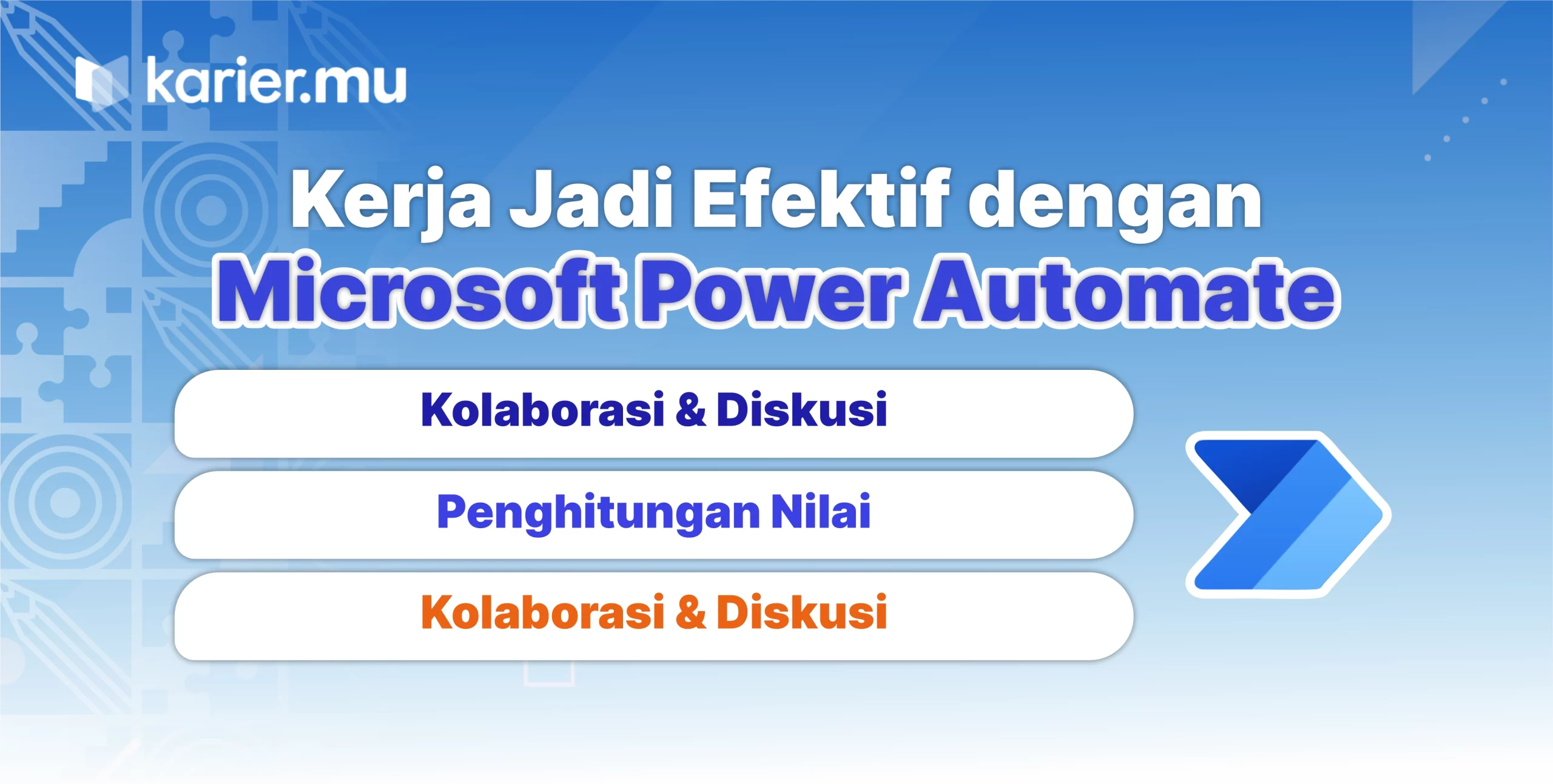 Kerja jadi efektif dengan microsoft power automate