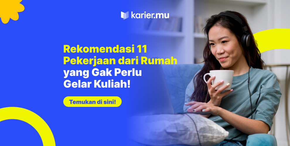 Rekomendasi 11 pekerjaan dari rumah